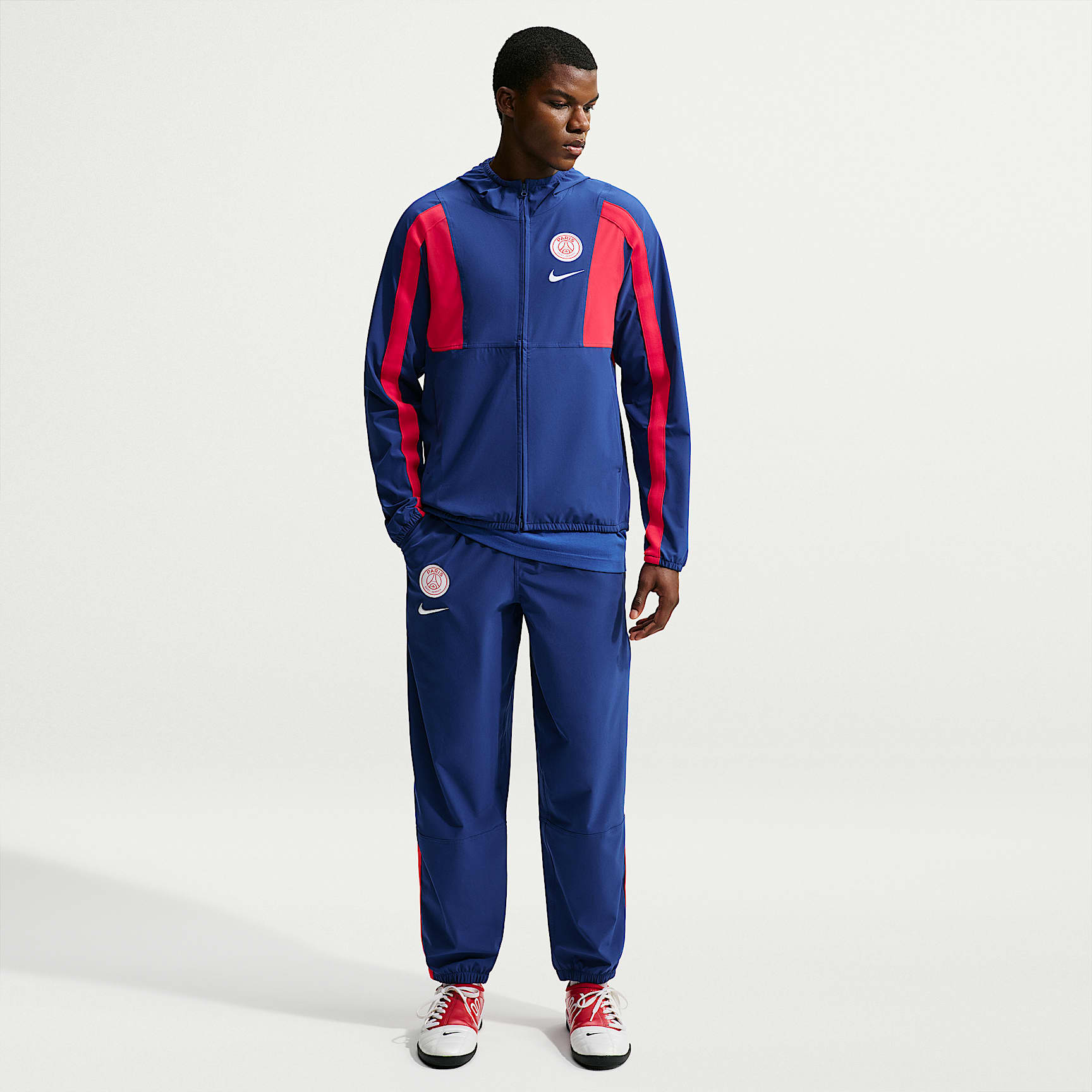 Jean-Baptiste Saint-Germain 5〜PW Paris Saint-Germain Energy Men's Nike Football Woven Pants. Nike RO